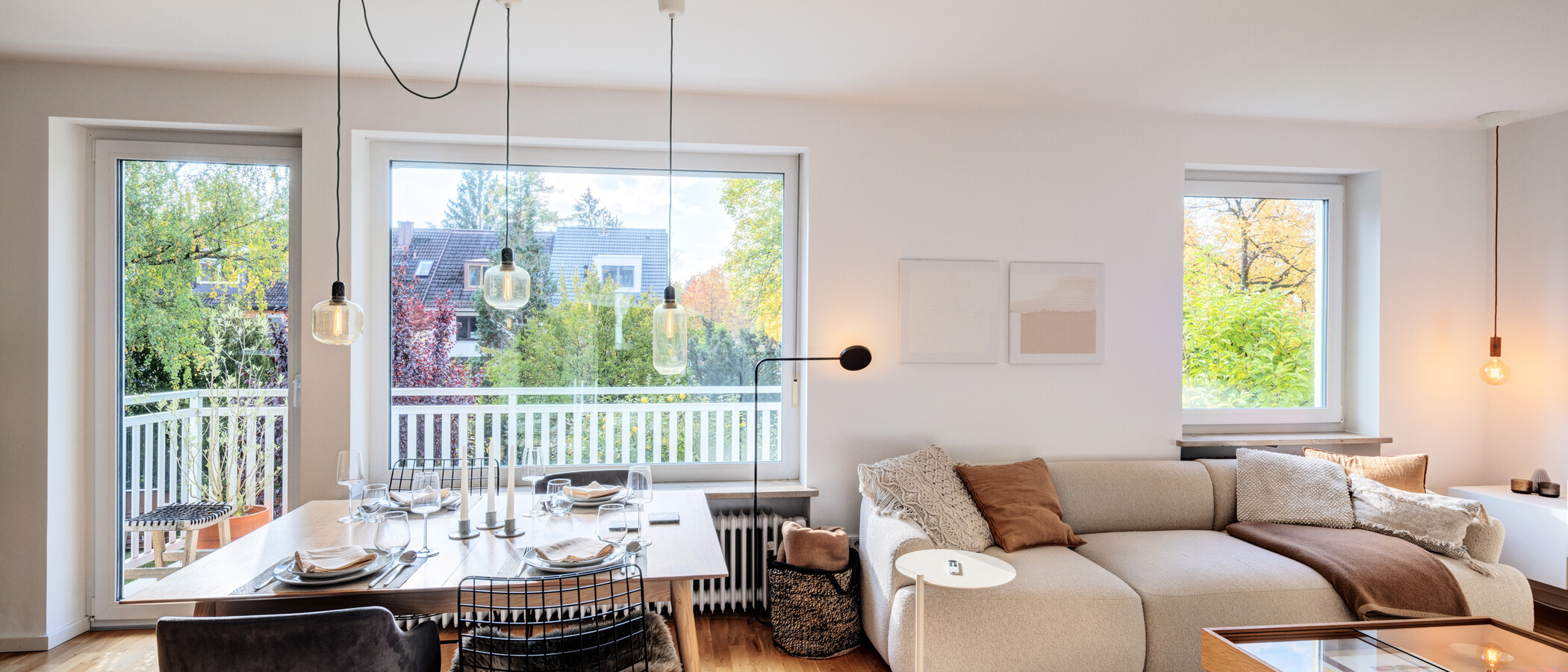 apartamento München Harlaching 02 zona de día  14618