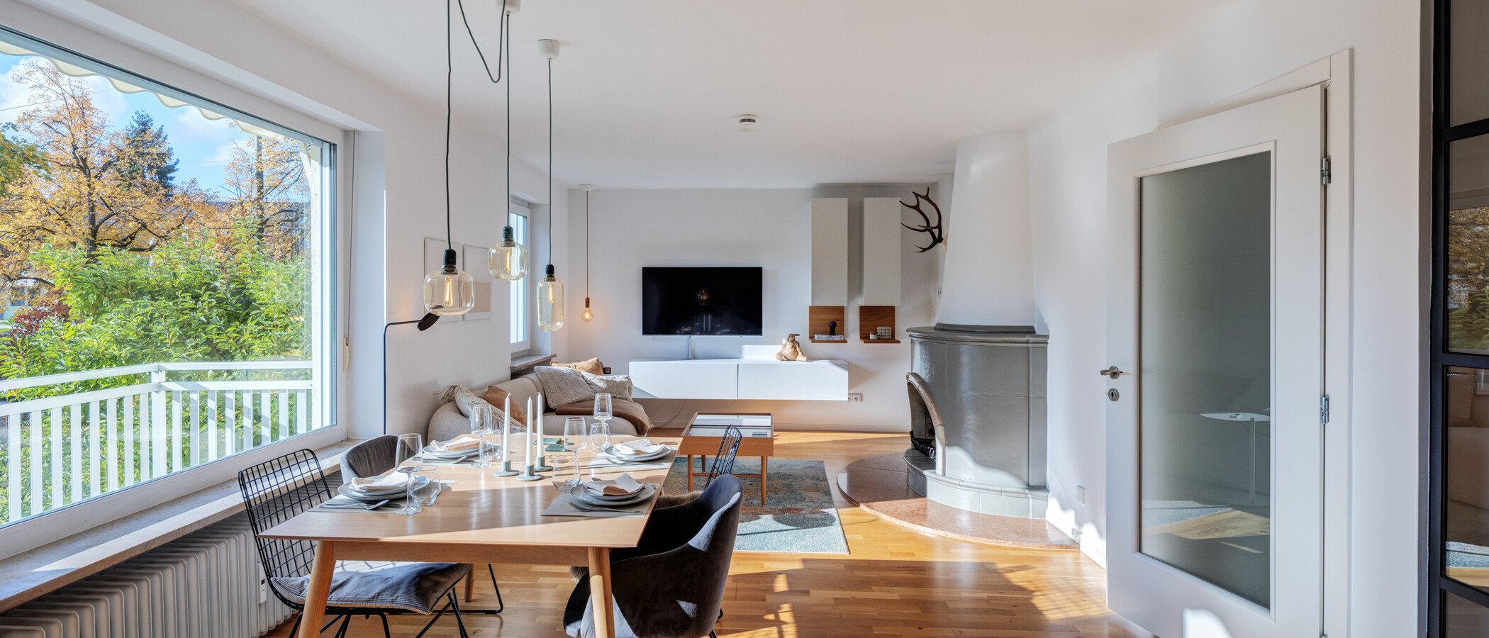 apartamento München Harlaching 03 zona de día  14618
