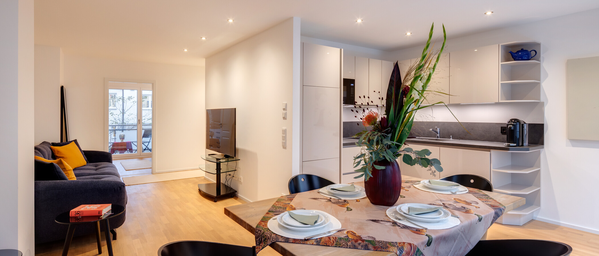 apartamento München Maxvorstadt 04 zona de día  14633