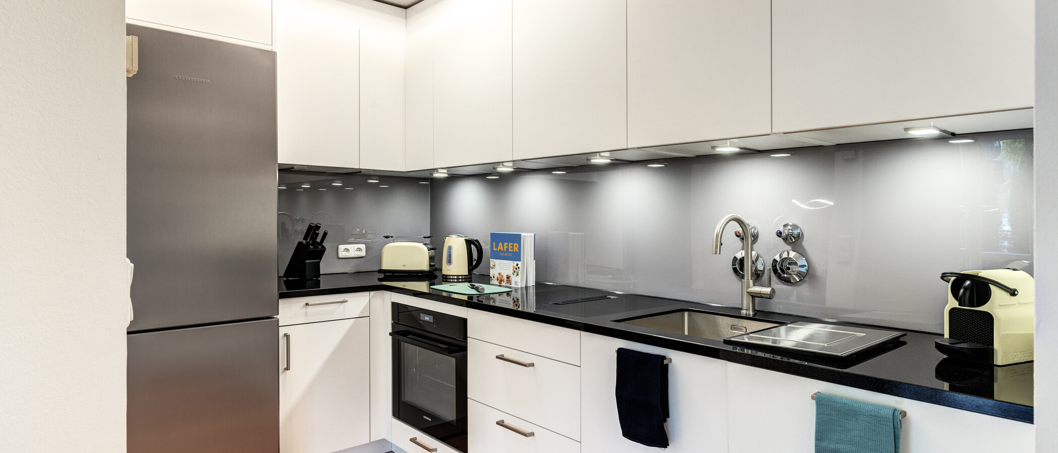 piso con jardín München Denning 01 cocina 14634