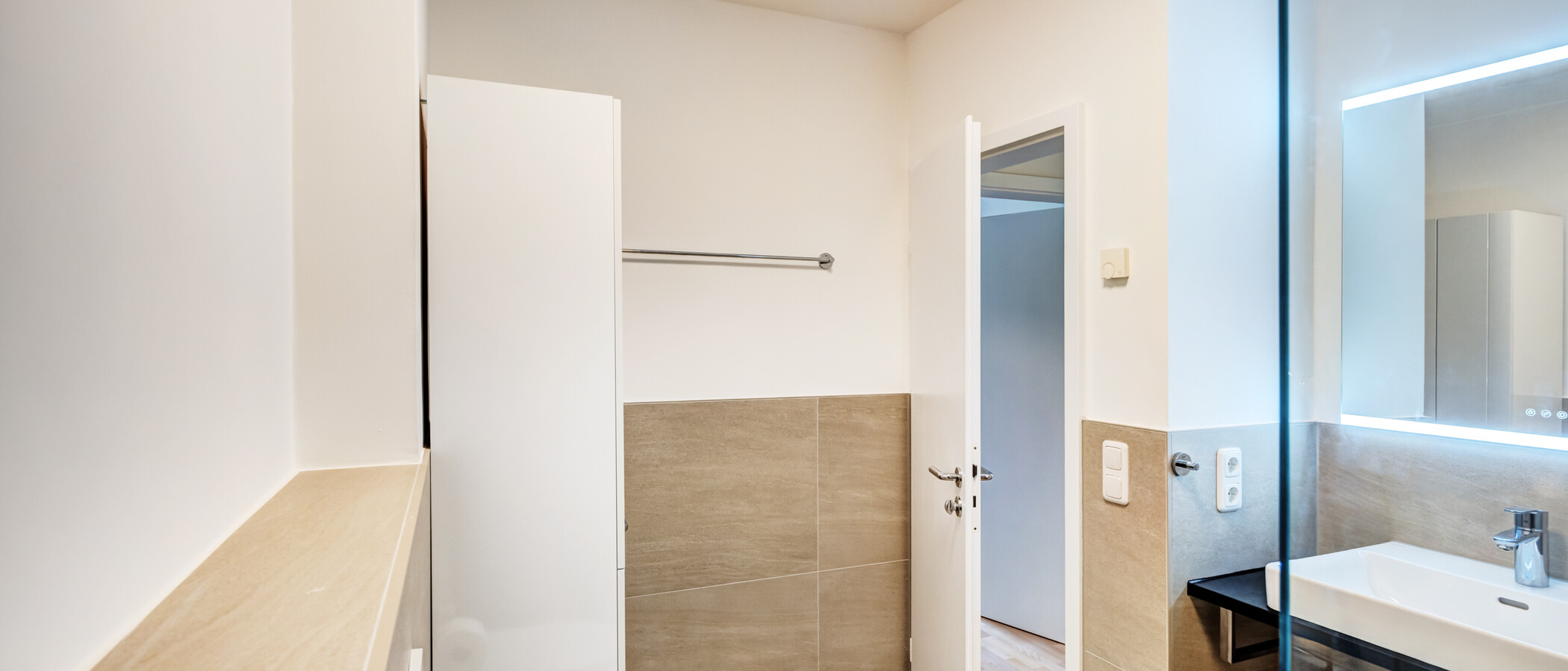 piso con jardín München Denning 03 baño 14634