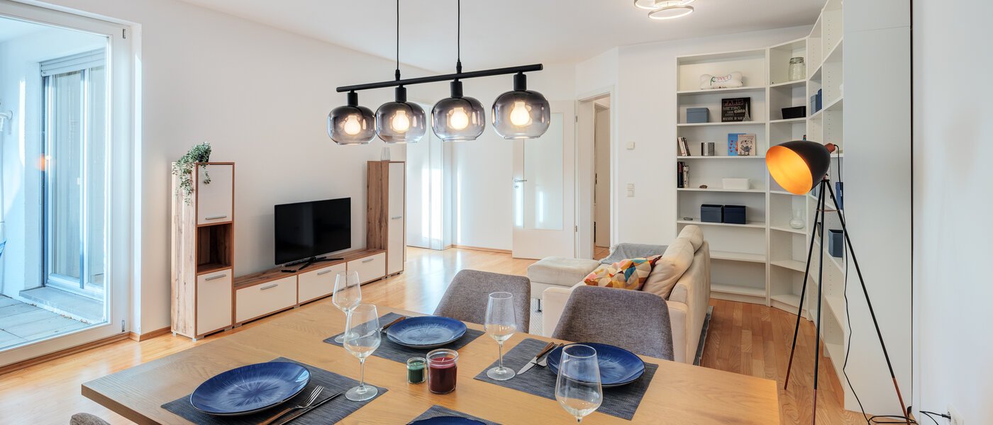 apartamento München Parkstadt Schwabing 03 zona de día  14647