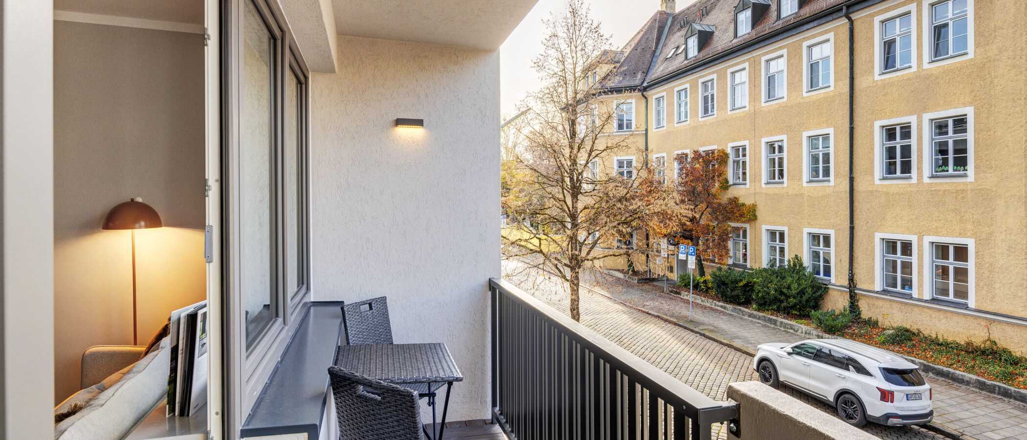apartamento München Nymphenburg 01 balcón 14667