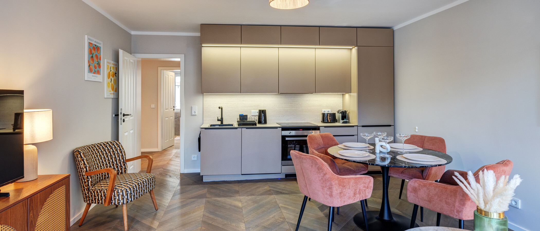 apartamento München Nymphenburg 04 zona de día  14667