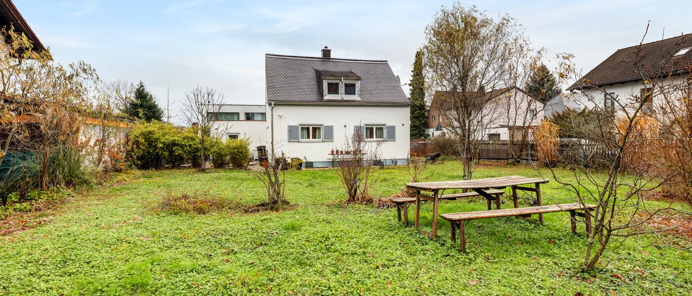 casa unifamiliar München Trudering 01 jardín comunitario 14681