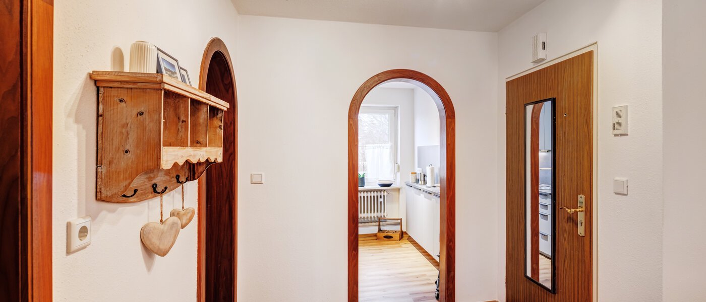 ático con terraza München Nymphenburg 01 pasillo 14694