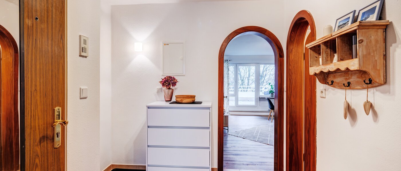 ático con terraza München Nymphenburg 03 pasillo 14694