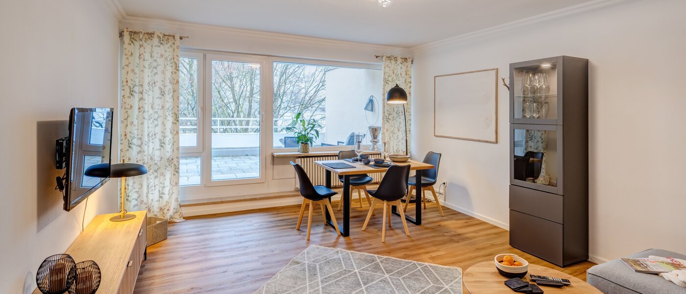 ático con terraza München Nymphenburg 01 sala de estar 14694