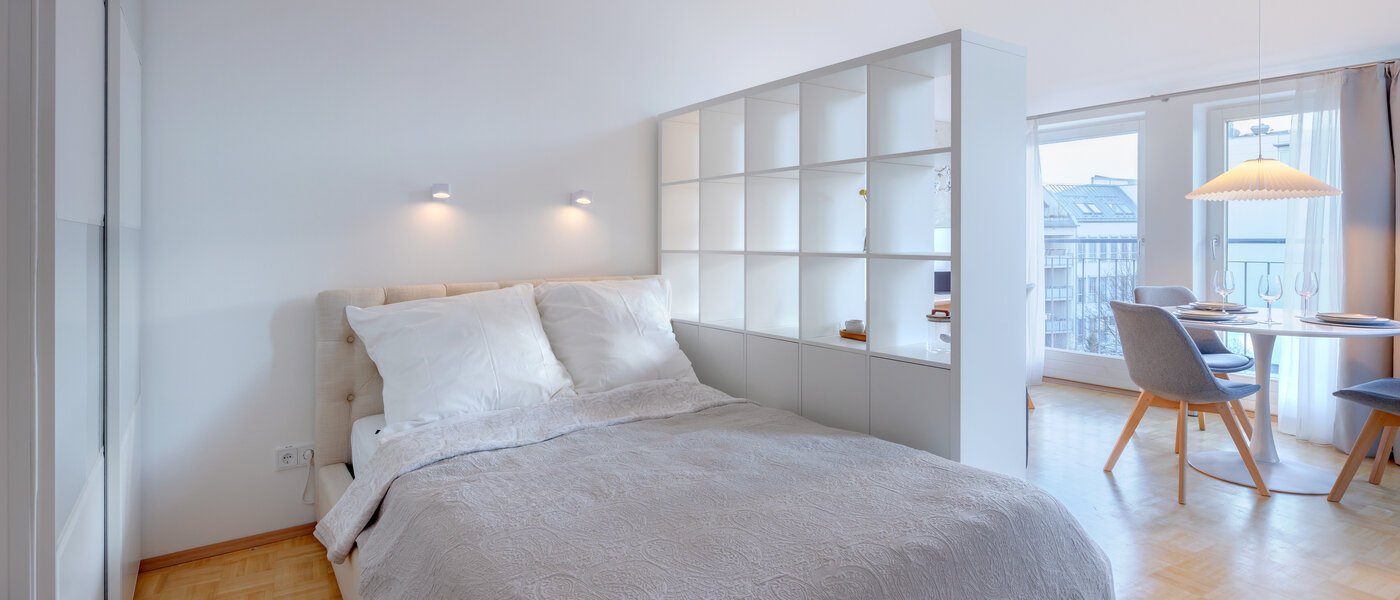 ático München Neuhausen 01 zona de dormir 14695