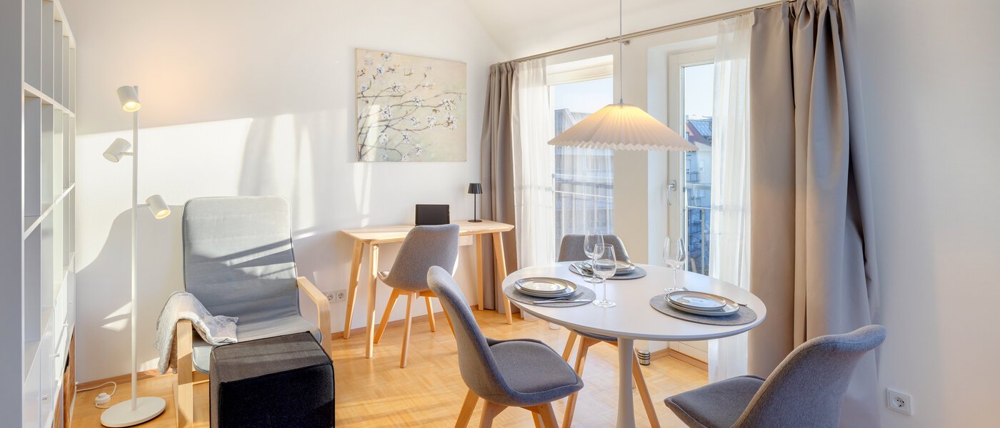 ático München Neuhausen 02 zona de día  14695