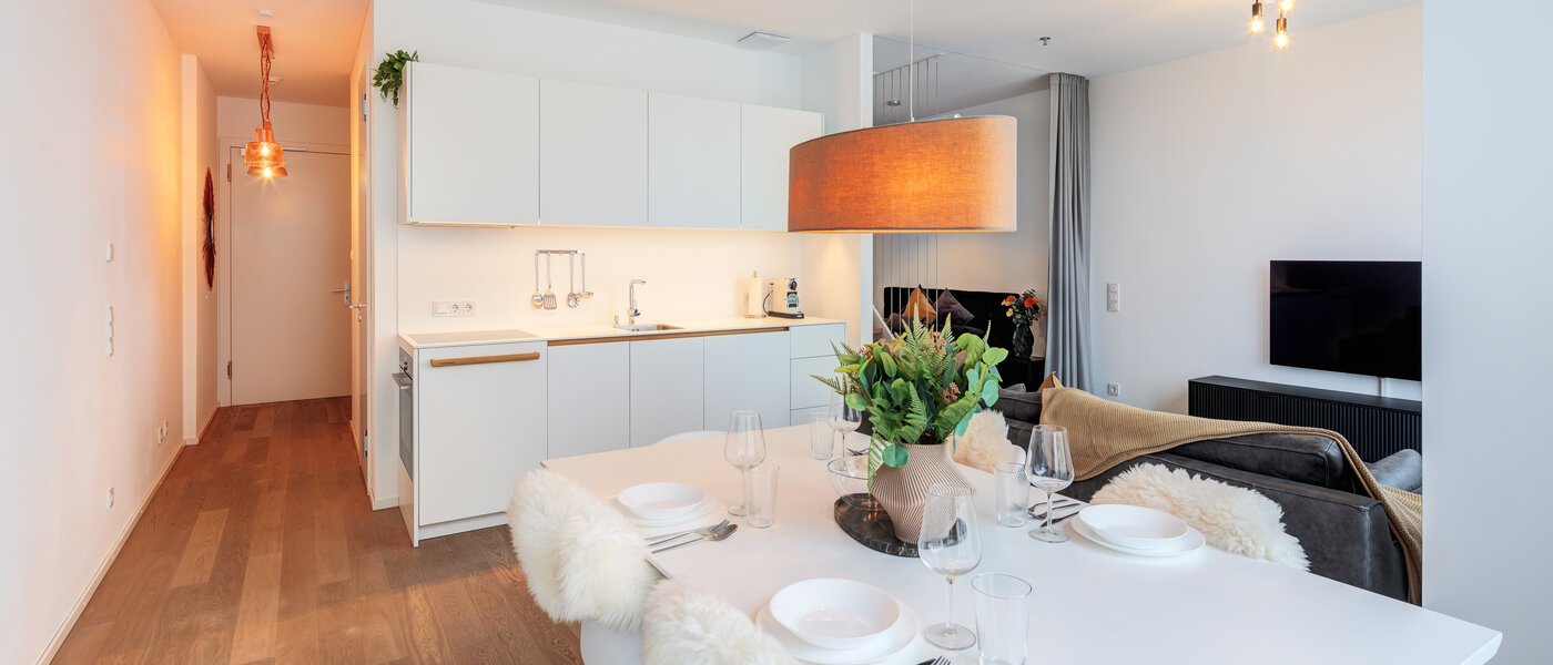 ático con terraza München Neuhausen 05 zona de día  14699