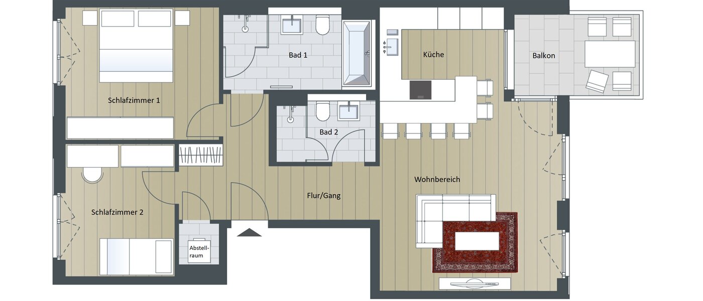 apartamento München Pasing 01 plano 14702