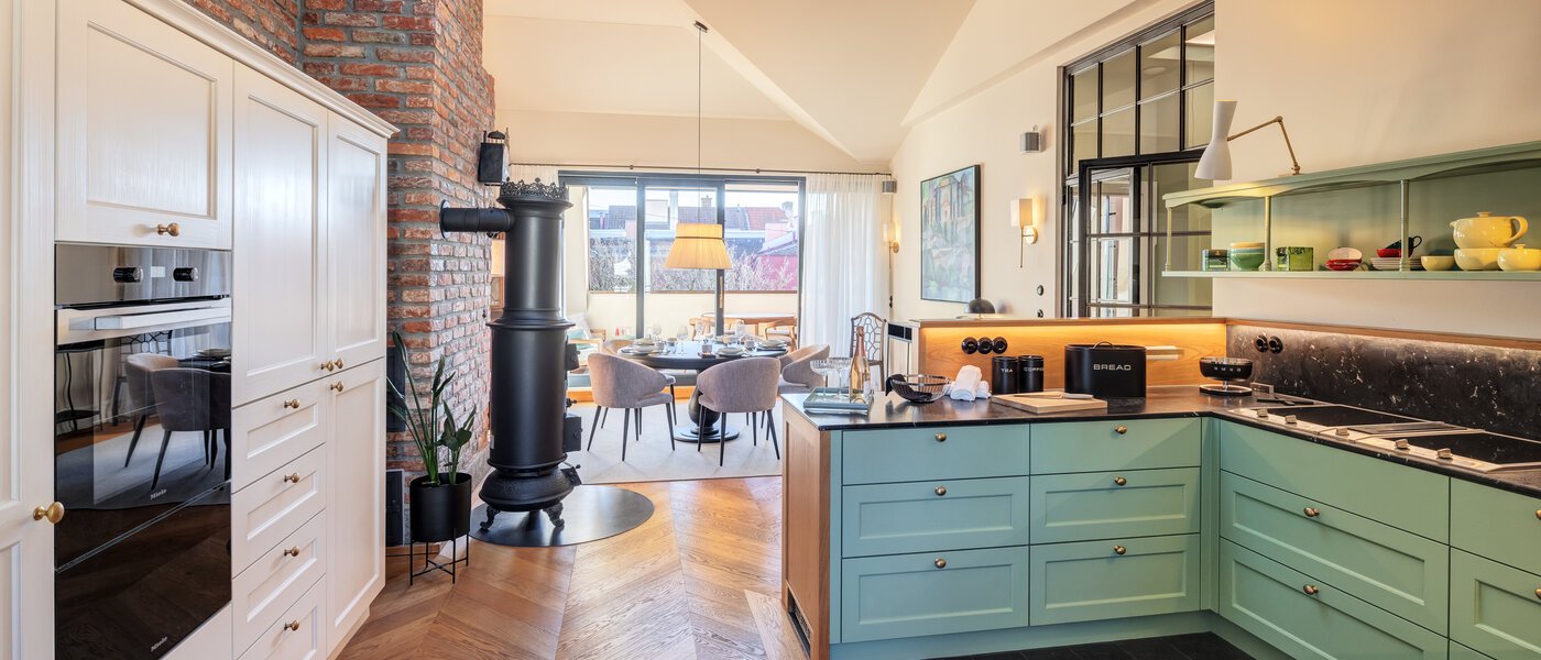 ático München Neuhausen 05 cocina 14709