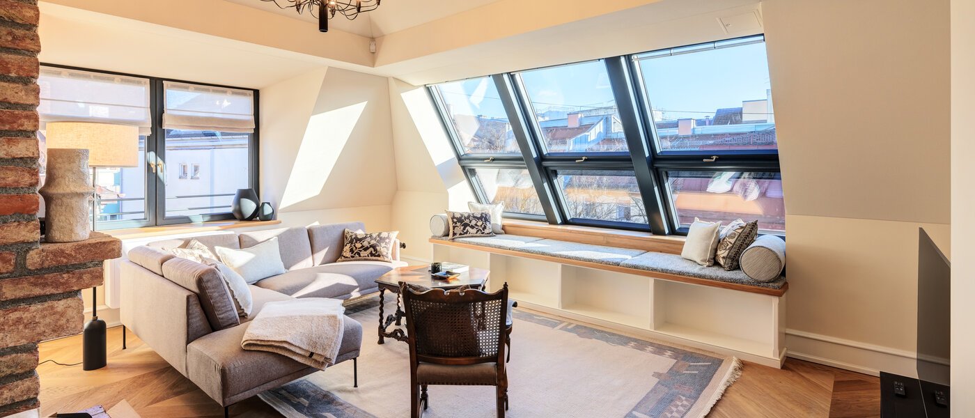 ático München Neuhausen 01 zona de día  14709