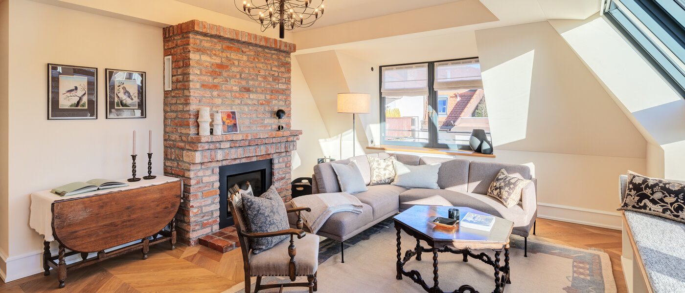 ático München Neuhausen 02 zona de día  14709