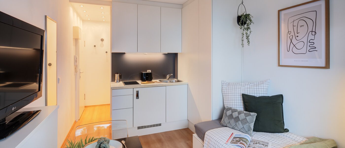 apartamento München Glockenbachviertel 03 zona de día  14711