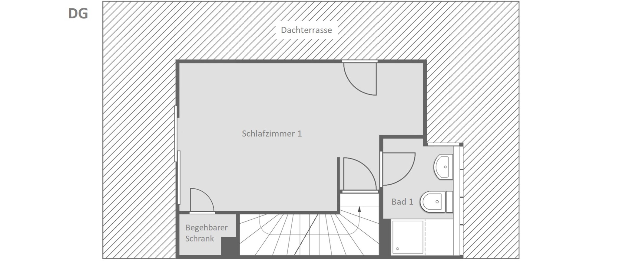 casa pareada München Pasing 03 plano 14721
