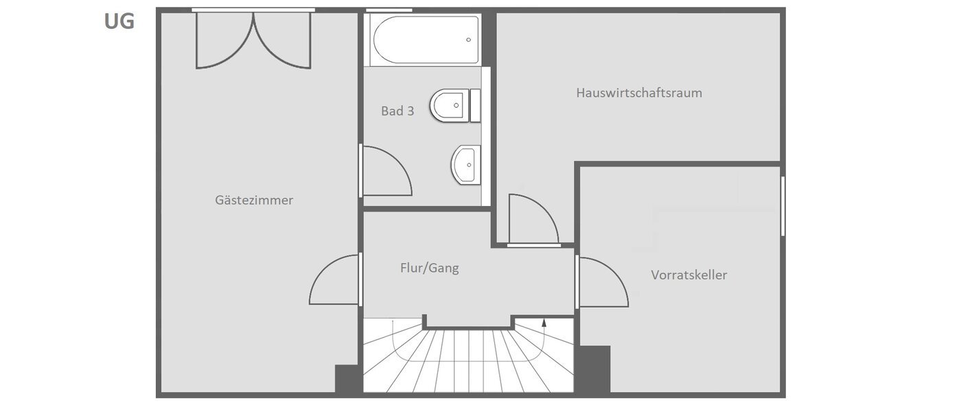 casa pareada München Pasing 04 plano 14721