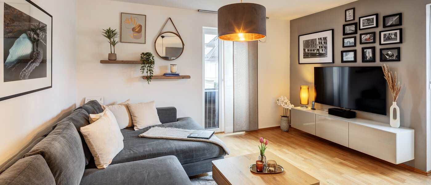 chalet adosado en esquina München Untermenzing 02 sala de estar 14723