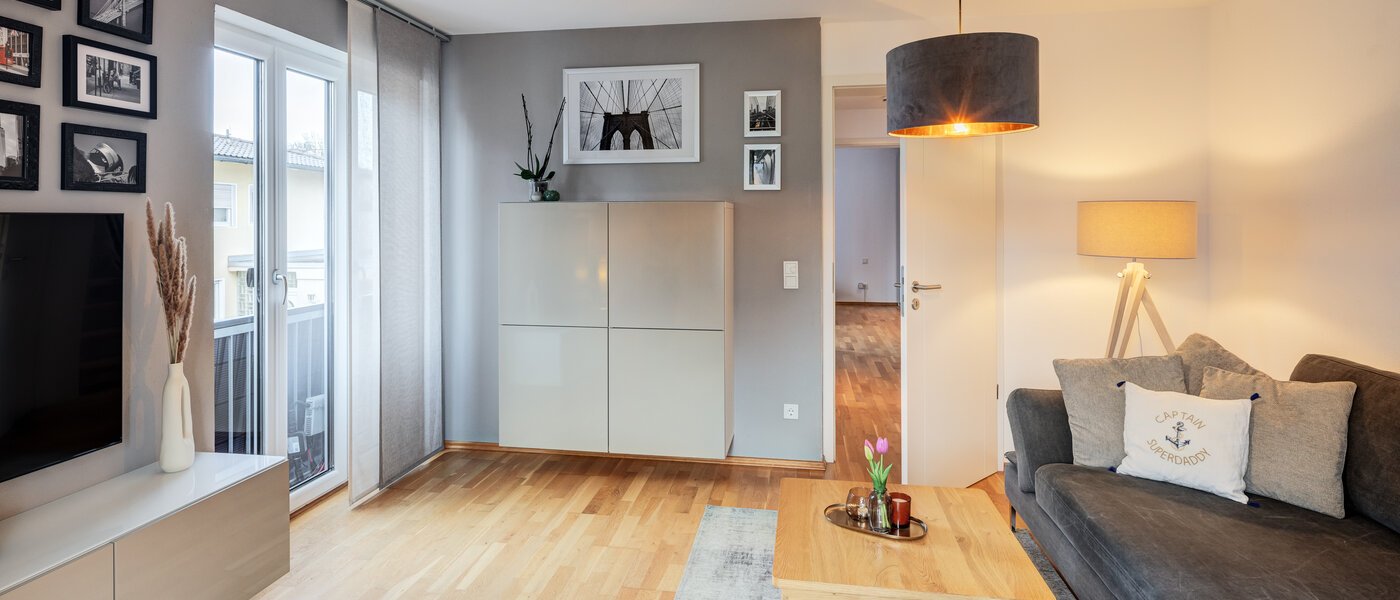 chalet adosado en esquina München Untermenzing 03 sala de estar 14723