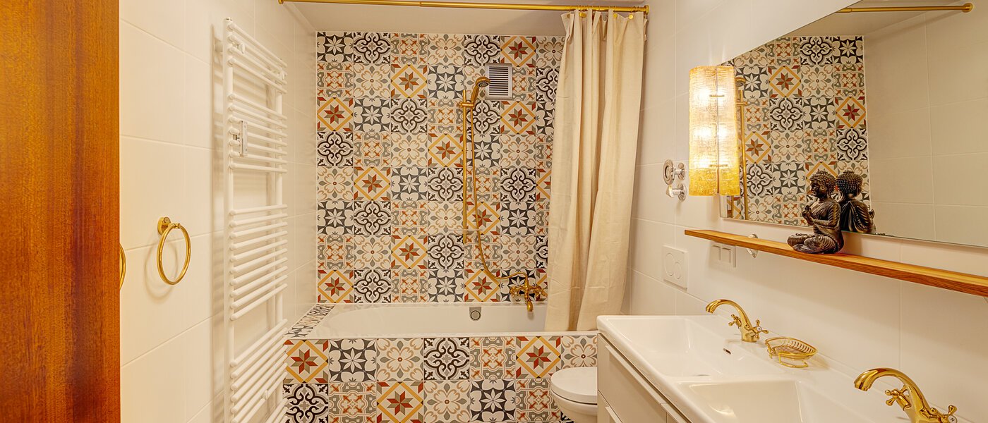 piso con jardín München Solln 01 baño 14725