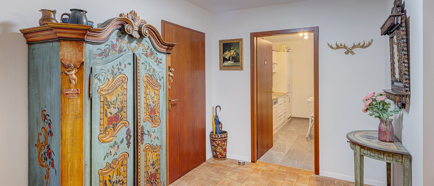 piso con jardín München Solln 02 pasillo 14725