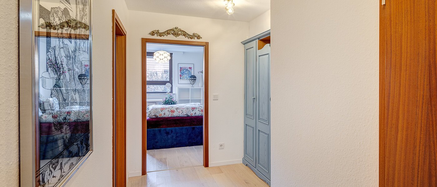 piso con jardín München Solln 03 pasillo 14725