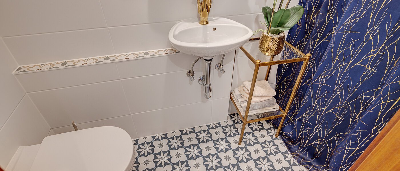 piso con jardín München Solln 03 WC de invitados 14725