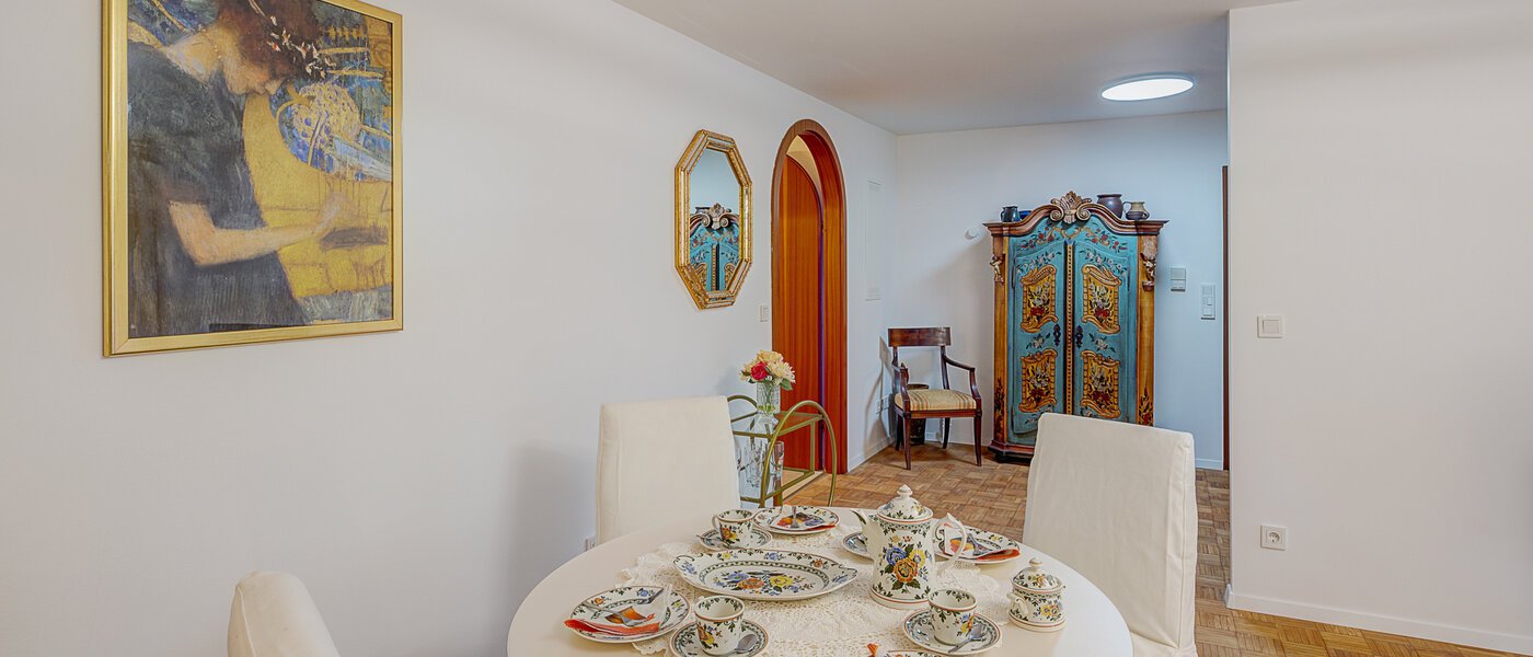 piso con jardín München Solln 03 zona de día  14725