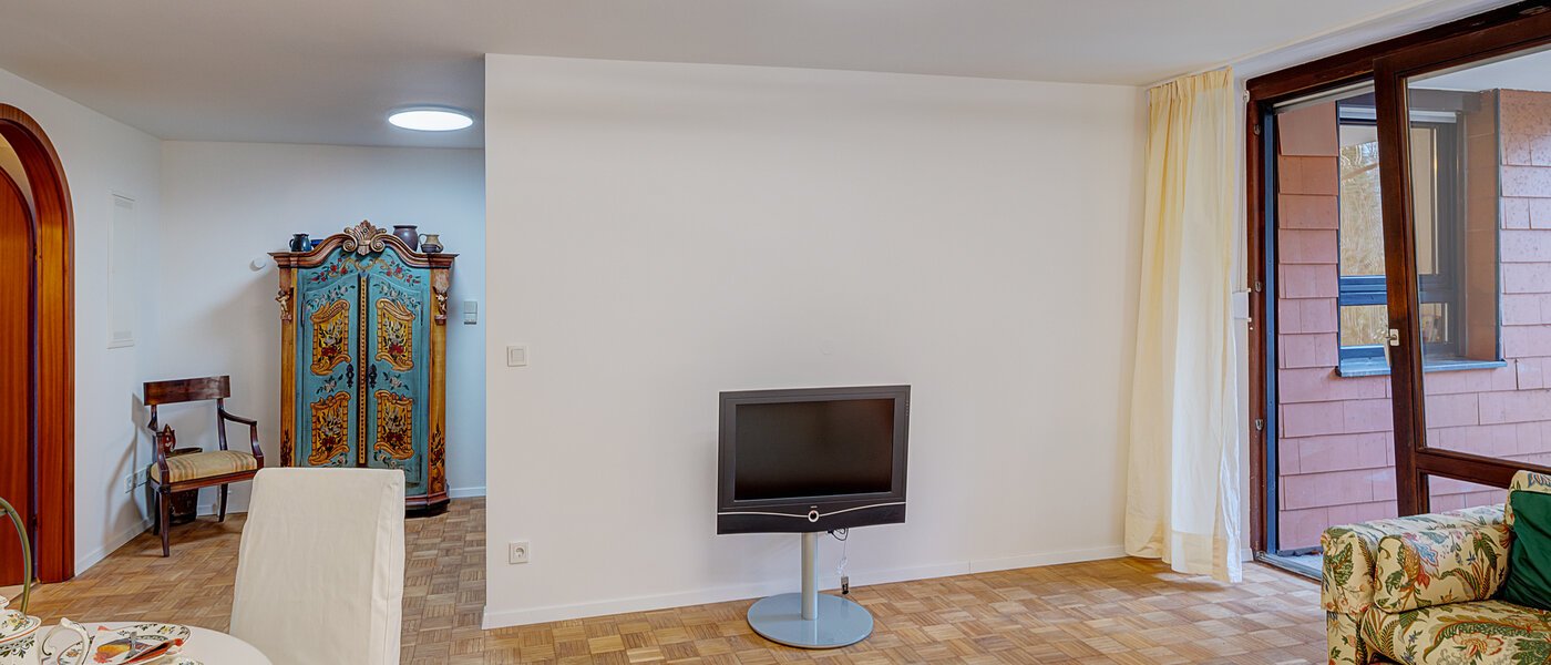 piso con jardín München Solln 04 zona de día  14725