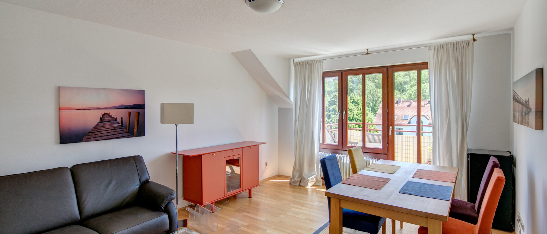 ático con terraza München Untergiesing 01 salón 1473