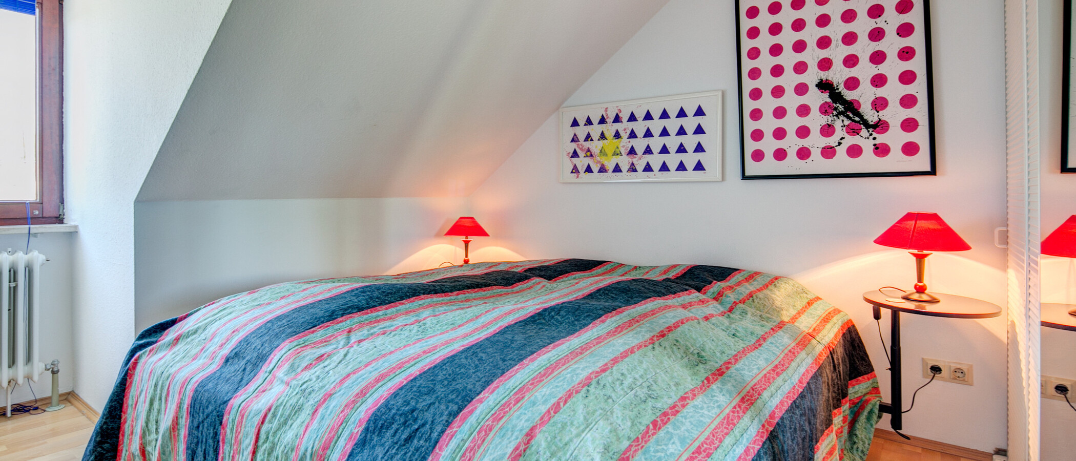 ático con terraza München Untergiesing 01 dormitorio 1473