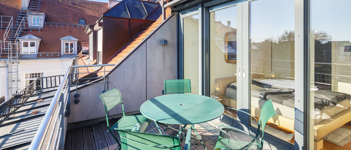 ático con terraza München Schwabing-West 01 azotea 14731