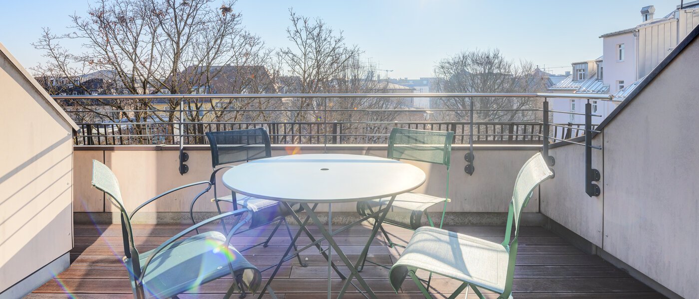 ático con terraza München Schwabing-West 02 azotea 14731