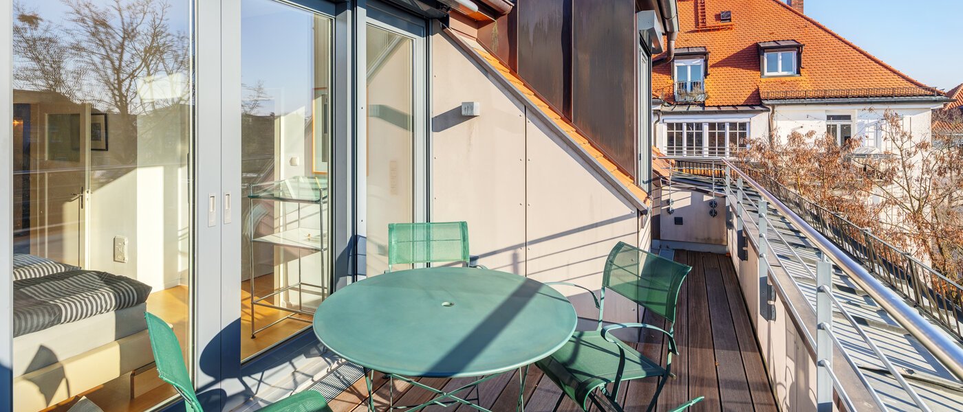 ático con terraza München Schwabing-West 03 azotea 14731