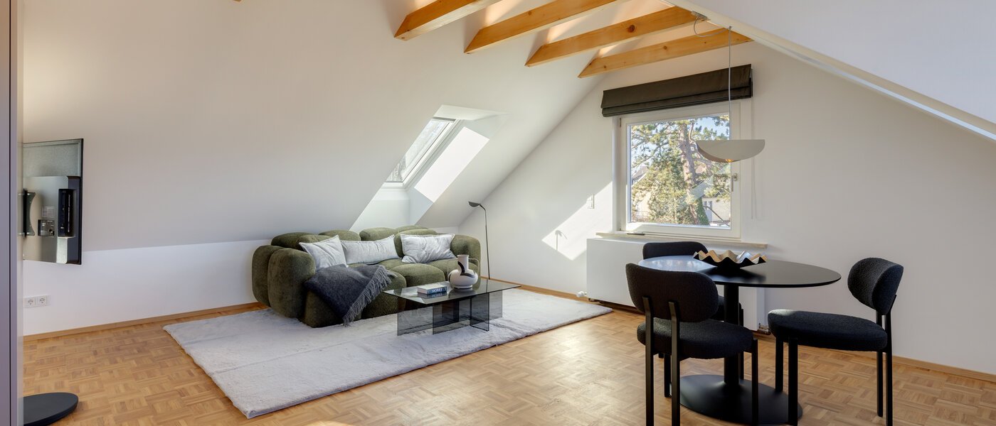 ático München Forstenried 02 zona de día  14733