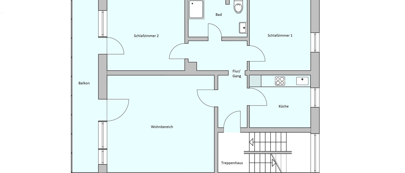 apartamento Gröbenzell 01 plano 14744