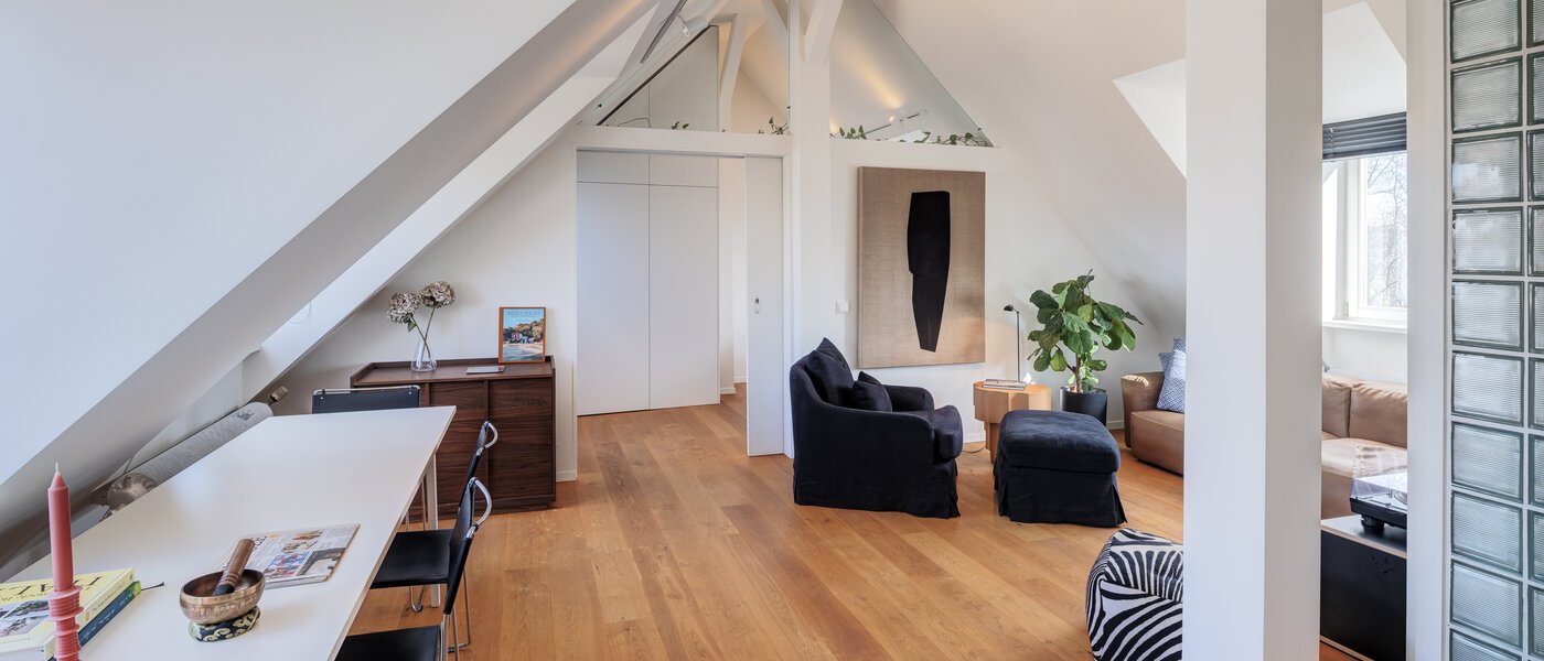 ático con terraza München Haidhausen 01 zona de día  14748