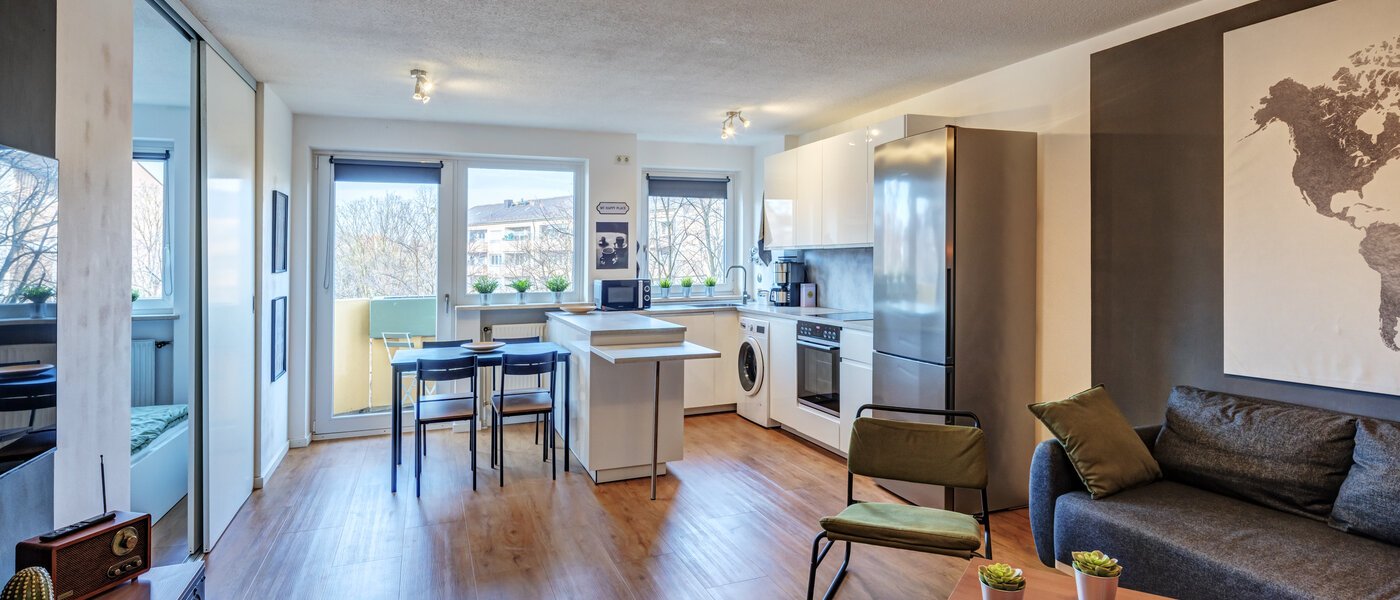 apartamento München Neuhausen 02 zona de día  14753