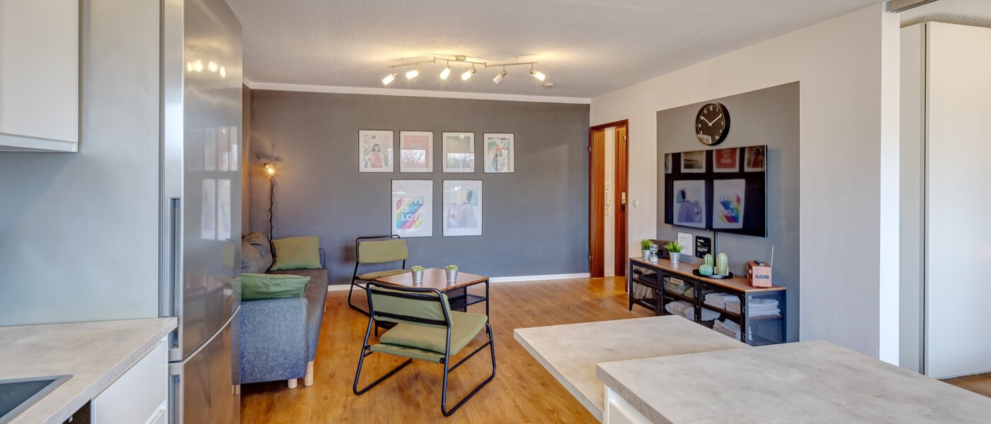 apartamento München Neuhausen 04 zona de día  14753