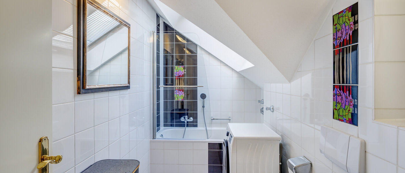 piso con galería München Waldtrudering 01 baño 14759