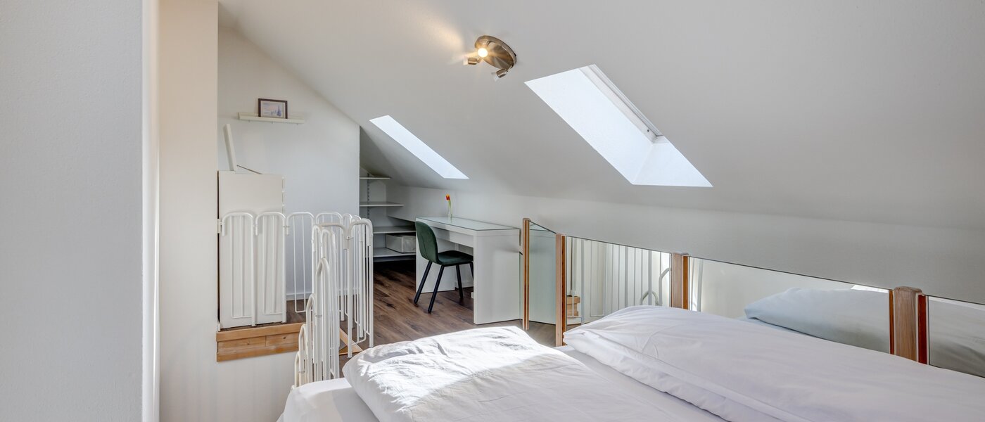 piso con galería München Waldtrudering 03 zona de dormir 14759