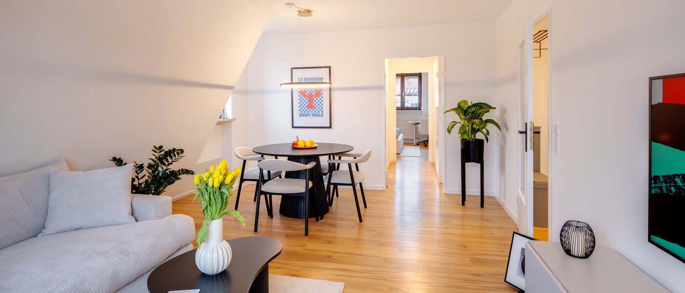 ático München Isarvorstadt 01 zona de día  14762