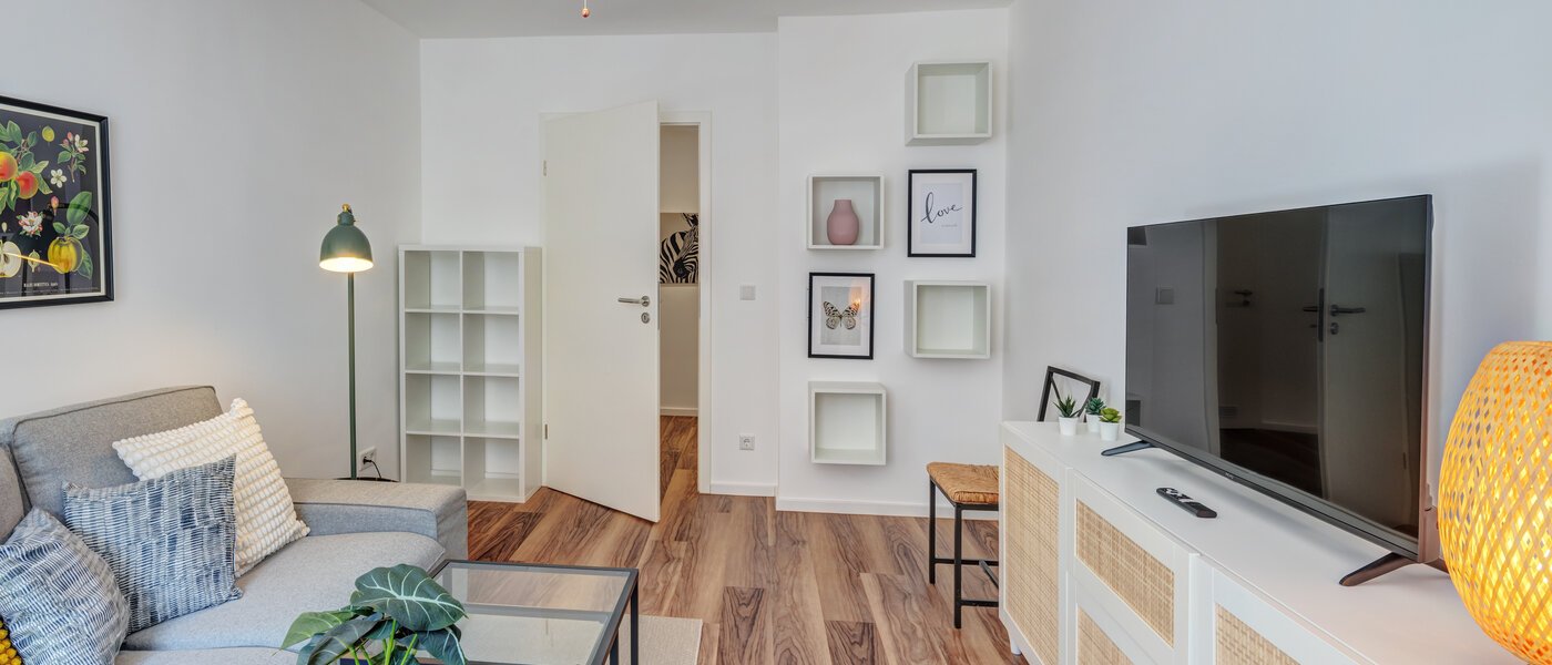 apartamento München Isarvorstadt 03 sala de estar 14764