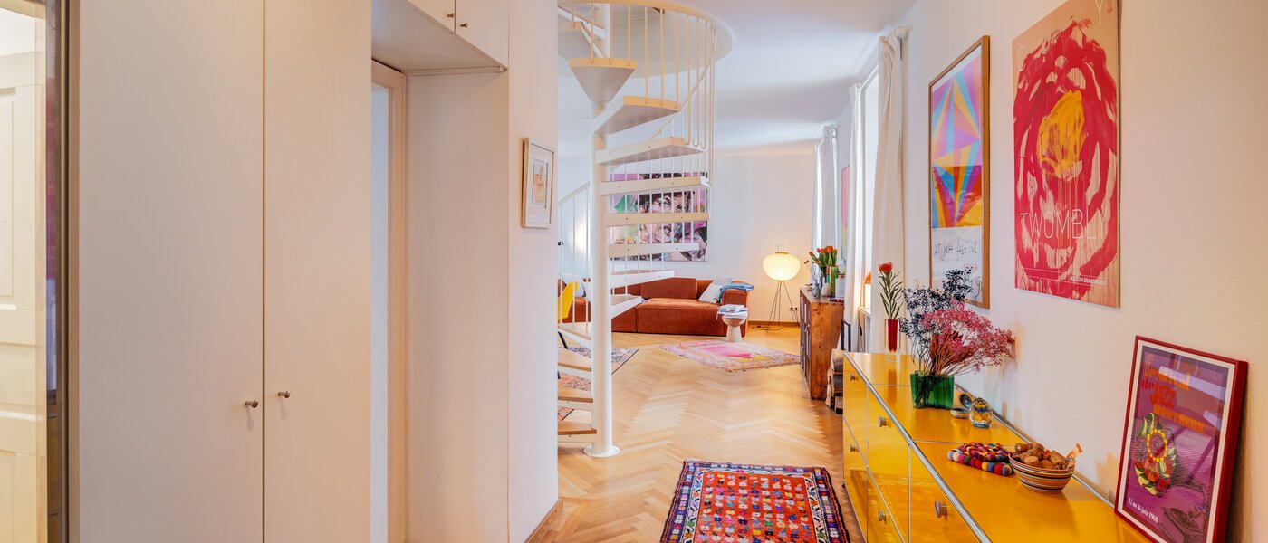 dúplex München Schwabing-West 01 pasillo 14766