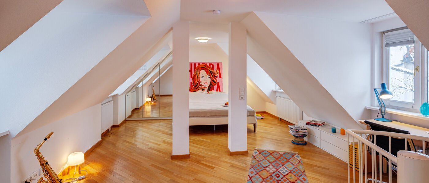 dúplex München Schwabing-West 01 zona de dormir 14766