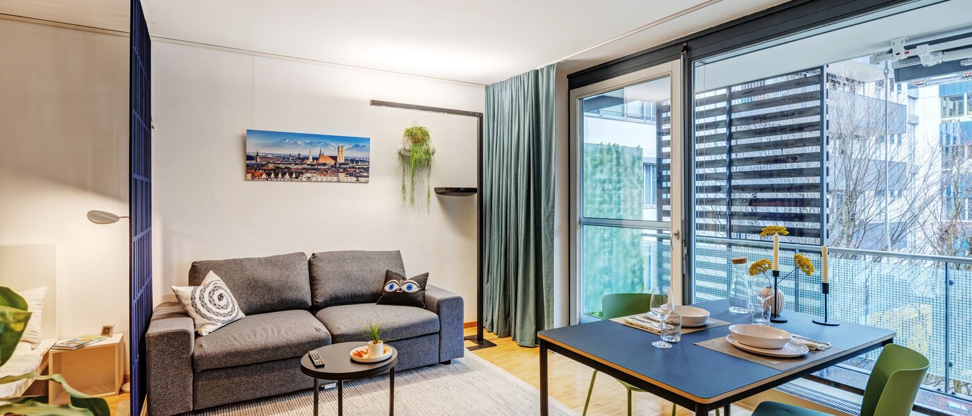 apartamento München Maxvorstadt 01 zona de día  14769