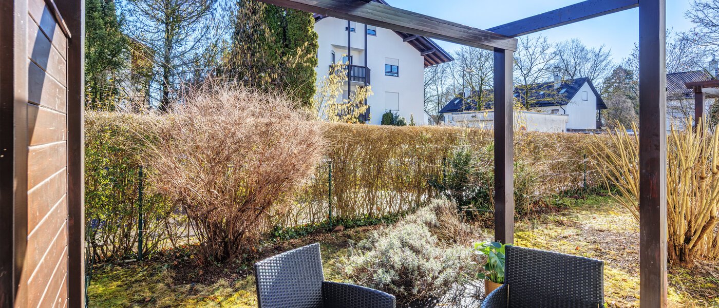 piso con jardín München Altperlach 01 jardín 14773