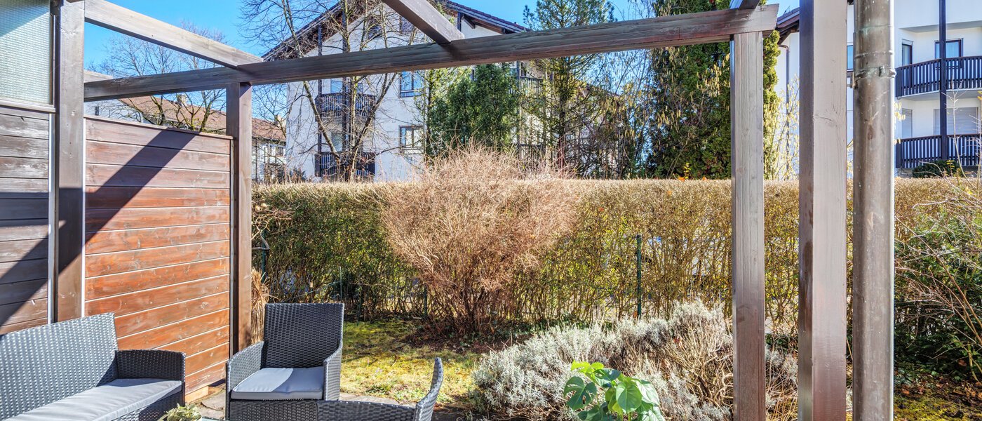 piso con jardín München Altperlach 02 jardín 14773