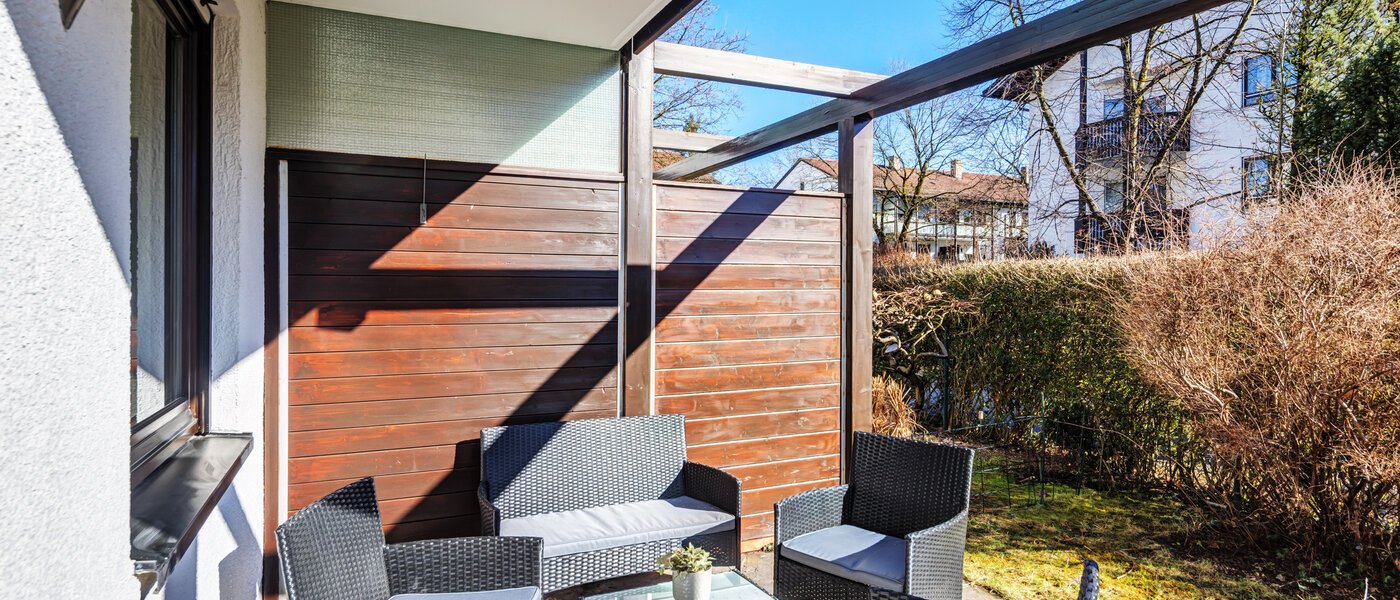 piso con jardín München Altperlach 01 terraza 14773